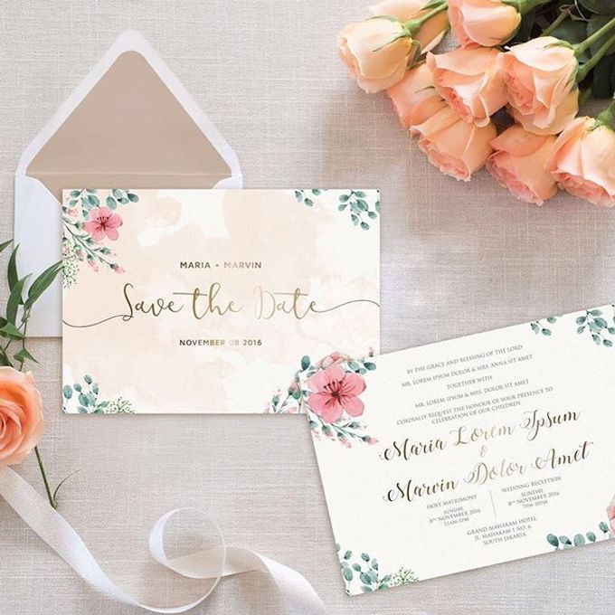 Invitation card and Souvernir Gift by Memoir card - 012 Invitation card and Souvernir Gift by Memoir card - 012