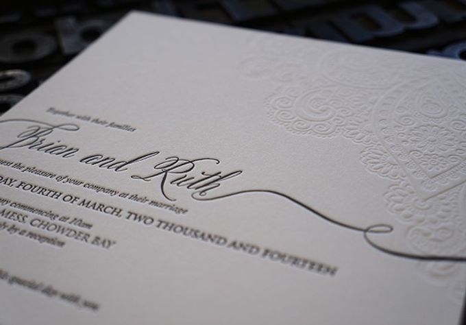 Brian & Ruth by D&d Letterpress - 003 Brian & Ruth by D&d Letterpress - 003