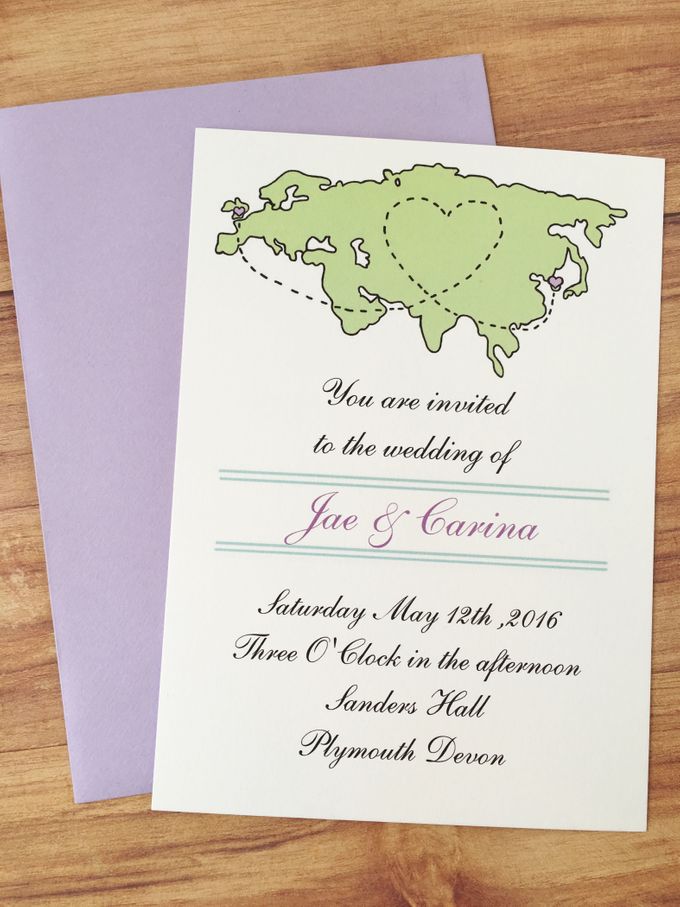 Long distance wedding invitations by Fancy Paperie - 002 Long distance wedding invitations by Fancy Paperie - 002