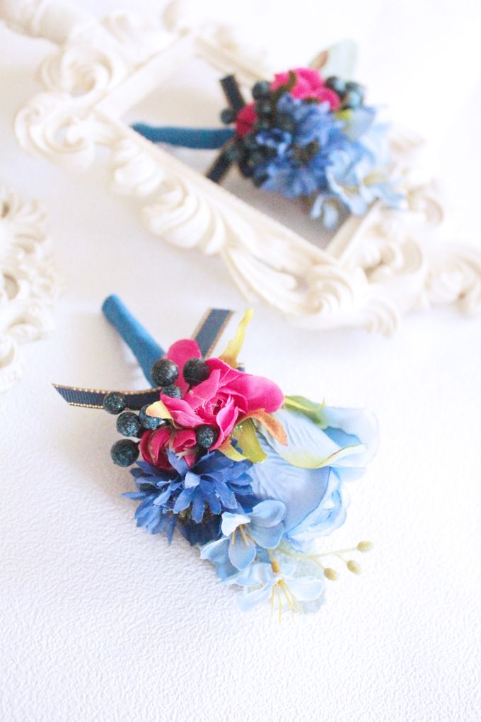 Contrast Combination of Royal Blue and Pink by Cup Of Love Design Studio - 006 Contrast Combination of Royal Blue and Pink by Cup Of Love Design Studio - 006