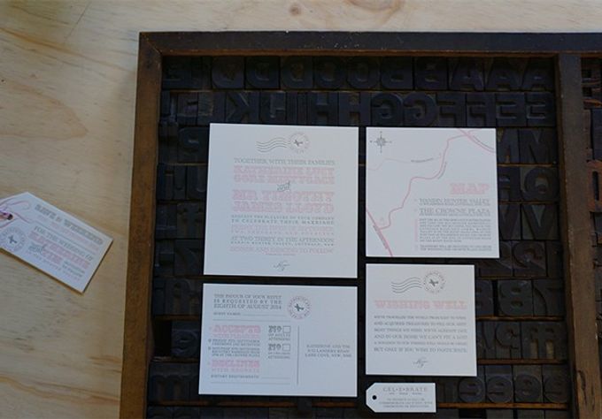 Katherine & Tim by D&d Letterpress - 006 Katherine & Tim by D&d Letterpress - 006